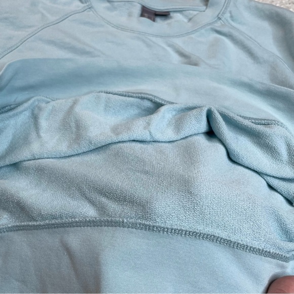 Sweaty Betty Cropped Shirt Terry Cloth Yoga Athleisure Loungewear Sz 8 - Picture 4 of 8